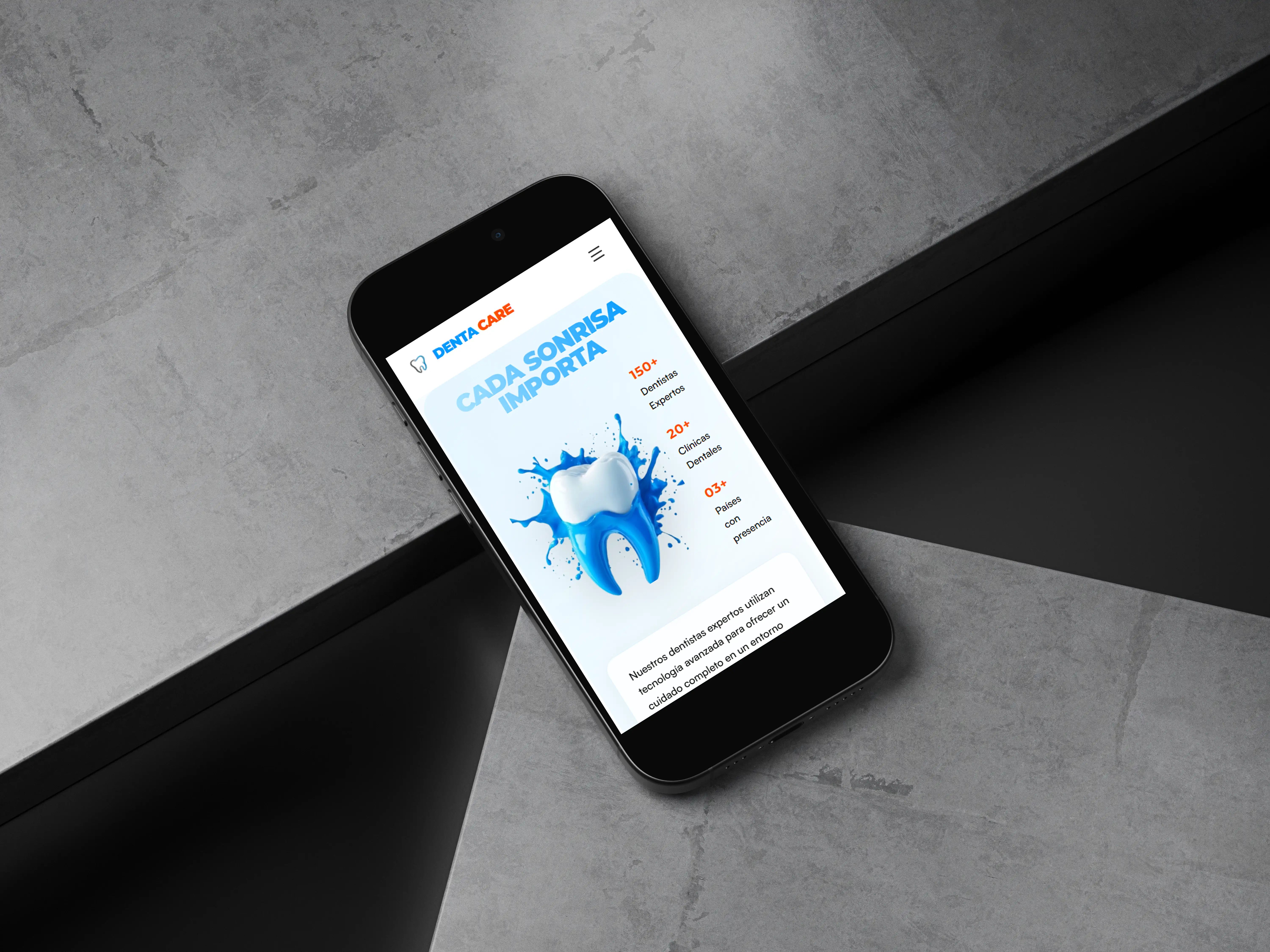 Web platform development for a dental clinic network
