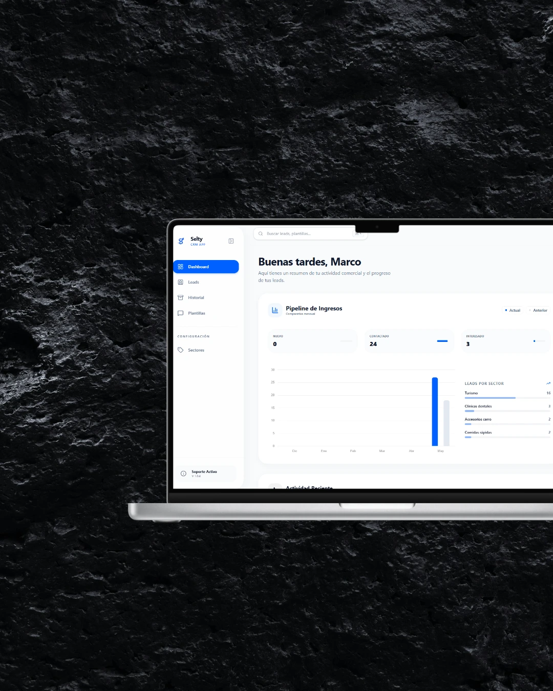 Selty CRM - AI applied to sales management